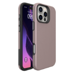iPhone 16 Pro Max - Funda protectora de doble capa con absorción de impactos - ORO ROSA
