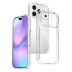 iPhone 17 Pro Max - Funda híbrida con tecnología de cojín de aire - TRANSPARENTE
