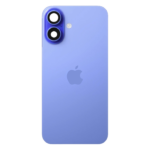 Tapa trasera para iPhone 16 con marco (Azul)