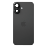 Tapa trasera para iPhone 16 con marco (Negra)