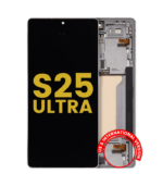 Pantalla OLED Sin Marco para Samsung Galaxy S25 Ultra 5G (Original) (EE. UU. E Internacional) (Titanium White Silver)