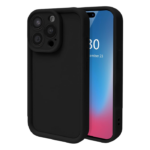 iPhone 15 Pro – Funda protectora completa (NEGRO)