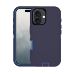 iPhone 16 – Funda resistente (AZUL)