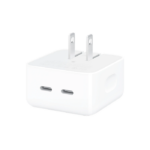 Adaptador de pared dual USB-C de 35 W para iPhone / IPad / Reloj / iPad / MacBook (OEM grado A) (embalaje a granel)