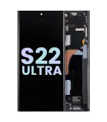 Pantalla OLED con marco para Samsung Galaxy S22 Ultra 5G (Service Pack)
