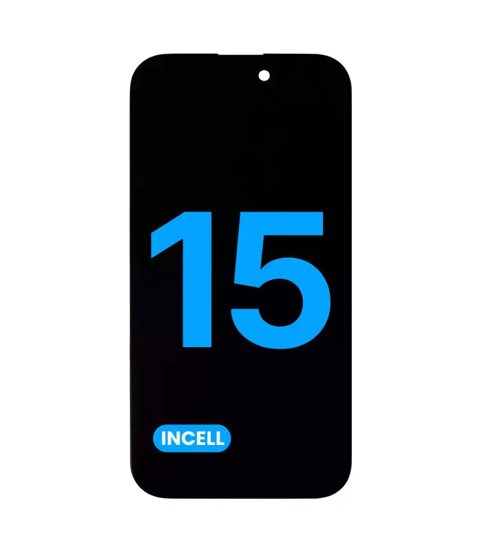 107082130502 Pantalla para iPhone 15 (Aftermarket: AQ7/Incell) - Imagen 1