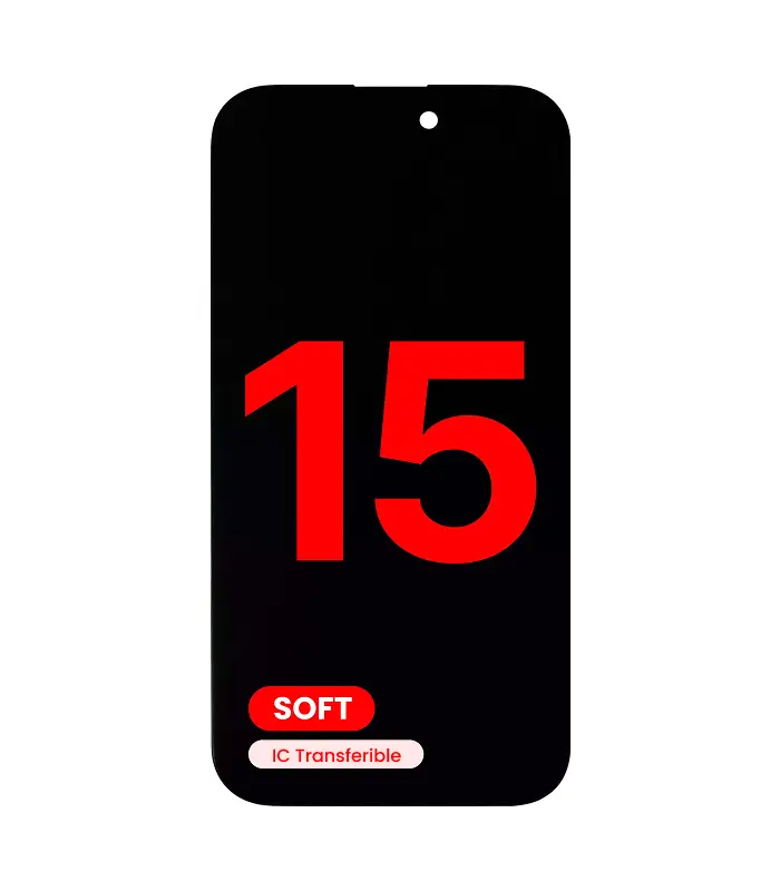 107082130503 Pantalla OLED para iPhone 15 (Aftermarket Pro: X07 Soft) - Imagen 1