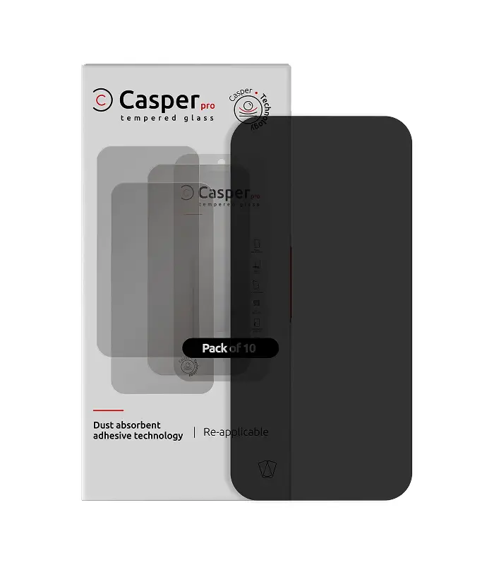 107282215129 iPhone 17 Air (Privacy) (Pack 10) Vidrio Templado Casper Pro - Imagen 1