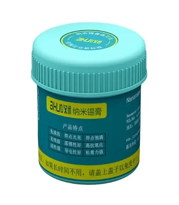 AIXUN-138 Pasta de soldadura sin plomo AiXun 138c No‑Clean (50gr) - Imagen 1
