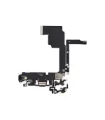 Flex de carga para iPhone 15 Pro (Negro) (Aftermarket Plus) - Imagen 2