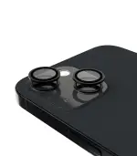(Negro)-(Clear) iPhone 15 / 15 Plus-Protector de Camaras - Imagen 2