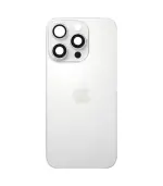 Tapa trasera para iPhone 16 Pro con marco (Blanco)