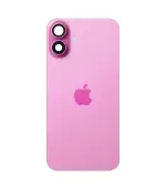 Tapa trasera para iPhone 16 con marco (Rosado)