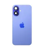 Tapa trasera para iPhone 16 con marco (Azul)