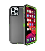 iPhone 13 Pro Max – Funda resistente (NEGRO Y VERDE) - Imagen 2