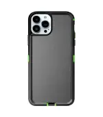 iPhone 13 Pro Max – Funda resistente (NEGRO Y VERDE)
