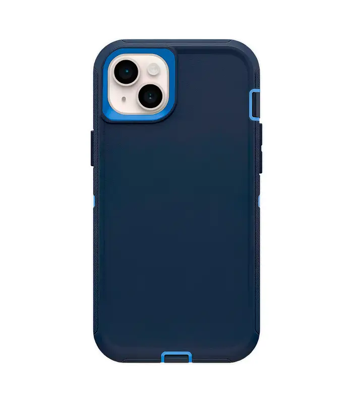14-DEF-NBLU iPhone 14 / 13 – Funda resistente (AZUL OSCURO) - Imagen 1