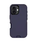 iPhone 16 – Funda resistente (AZUL OSCURO Y NEGRO)