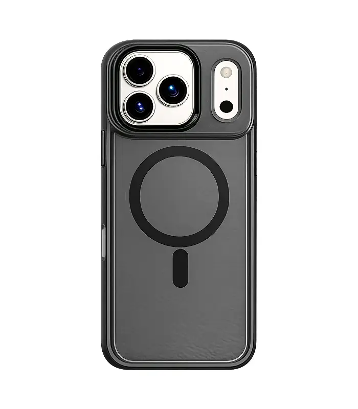 17PM-BOYI-BLK(1) iPhone 17 Pro Max - Funda con MagSafe - NEGRA - Imagen 1