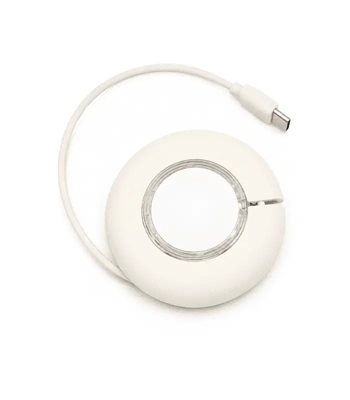 302103006020101-2 GRADO B/SIN EMPAQUE Cargador USB-C para Reloj Color Crema - Imagen 1