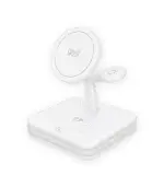GRADO A/Sin Empaque Cargador Inalambrico 25W 3 en 1 Color Blanco - Imagen 2