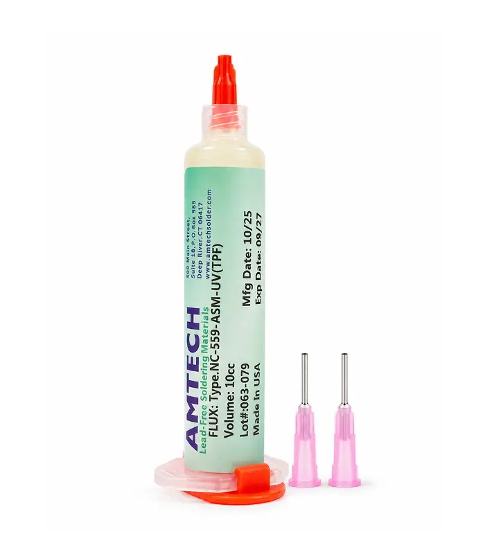 AMTECH-NC559 Flux de soldadura AMTECH NC‑559 ASM TF Halógeno (10ml) - Imagen 1