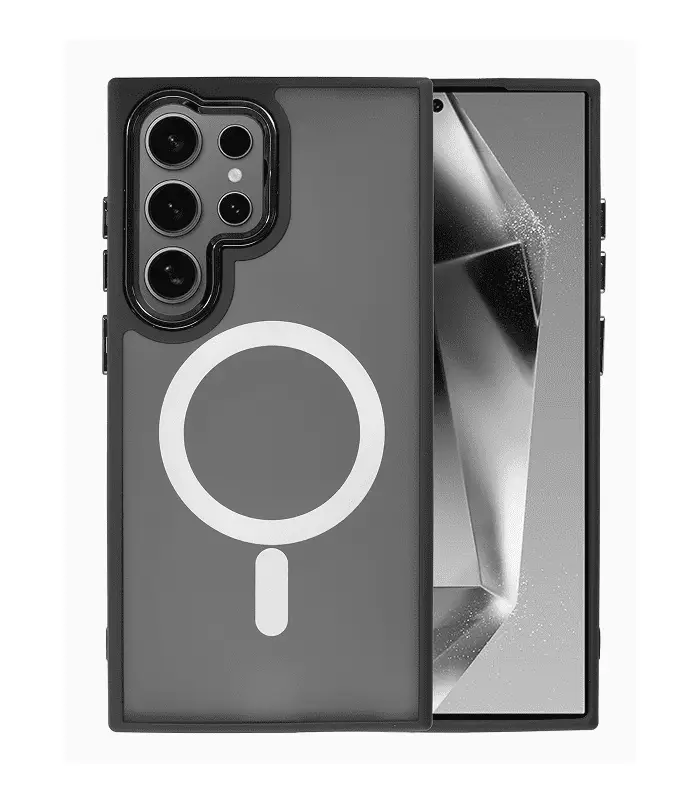 S25U-BOYI-NVY Funda S25 Ultra Negro con MagSafe - Imagen 1