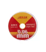 Alambre de acero para corte de pantallas de molibdeno (0,06 mm x 100 m)