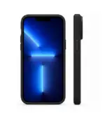 Grado B/Sin empaque Funda Iphone 13 pro max con magsafe negro con borde negro - Imagen 2