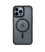 Grado B/Sin empaque Funda Iphone 13 pro max con magsafe negro con borde negro