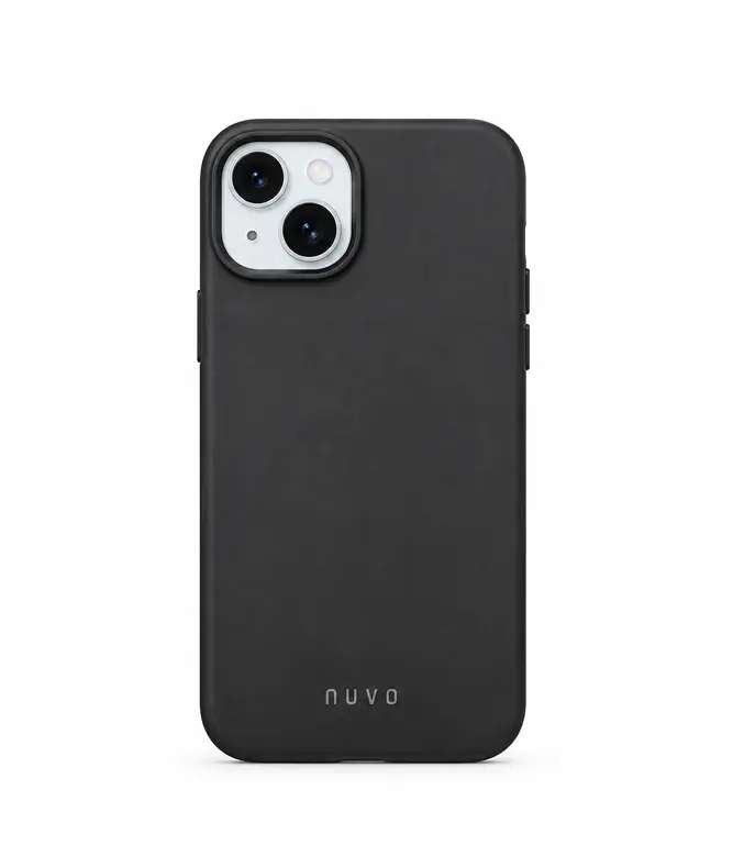 301052601620101 GRADO A/SIN EMPAQUE Funda Iphone 15 Plus negro matte - Imagen 1