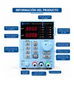 Fuente de Poder 30V5A  / 100V P-3005A (SUNSHINE) - Imagen 2