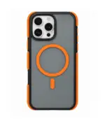 Funda 16 pro Max polarizado con magsafe naranja