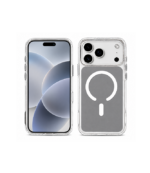 Funda 17 transparente-gris  con magsafe blanco - Imagen 2
