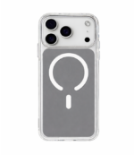 Funda 17 transparente-gris  con magsafe blanco