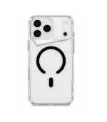 Funda iPhone 17 pro Max transparente-Negro - Imagen 2