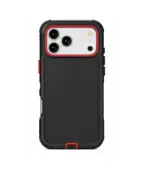 Funda 17 pro Max Negro-rojo (DUALPRO) - Imagen 2