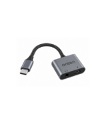 Adaptador 2 en 1 USB-C a AUX 3.5 mm + USB-C para carga - Imagen 2