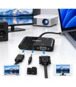 Adaptador Expansor VGA 4 en 1 con HDMI, VGA, USB 3.0 y Audio - Imagen 2