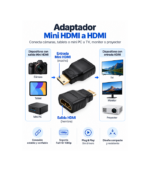 Adaptador de Mini HDMI a HDMI - Imagen 2