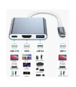Adaptador Multipuerto USB-C 3 en 1 a HDMI / USB 3.0 / USB-C PD 100W - Imagen 3