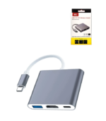 Adaptador Multipuerto USB-C 3 en 1 a HDMI / USB 3.0 / USB-C PD 100W