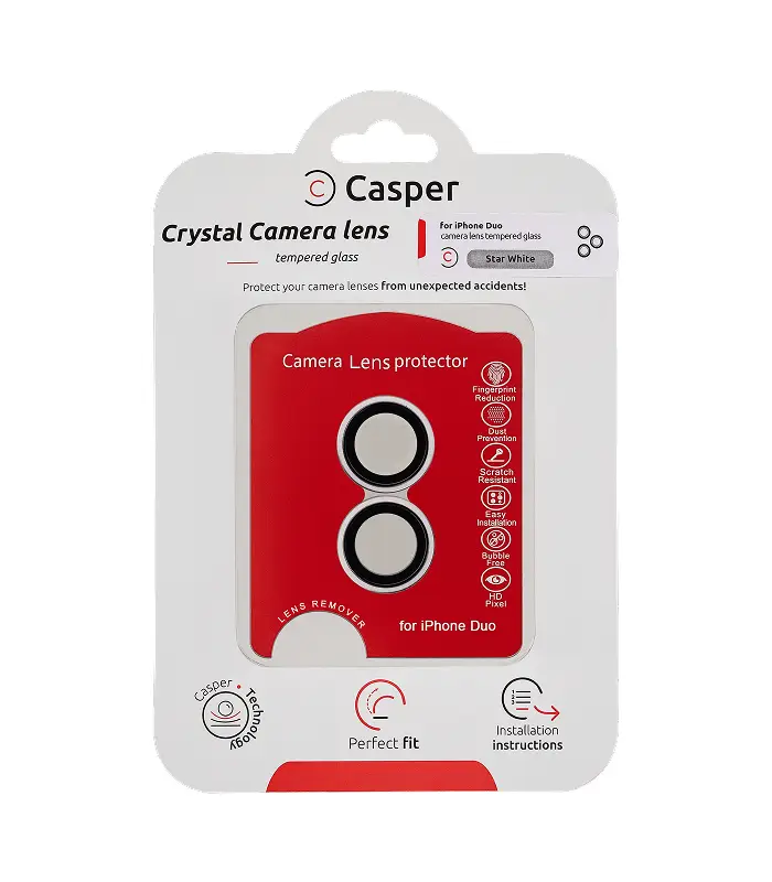 107182228803 iPhone Duo – Protector de Cámaras (Blanco) - Imagen 1